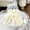 Vivienne with Swinging Christmas Ornament "Santa Legs, 27.5cm, Gray" QAH21/038A