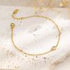 European & American Titanium Steel 18K Gold-Plated Versatile Light Luxury Bracelet