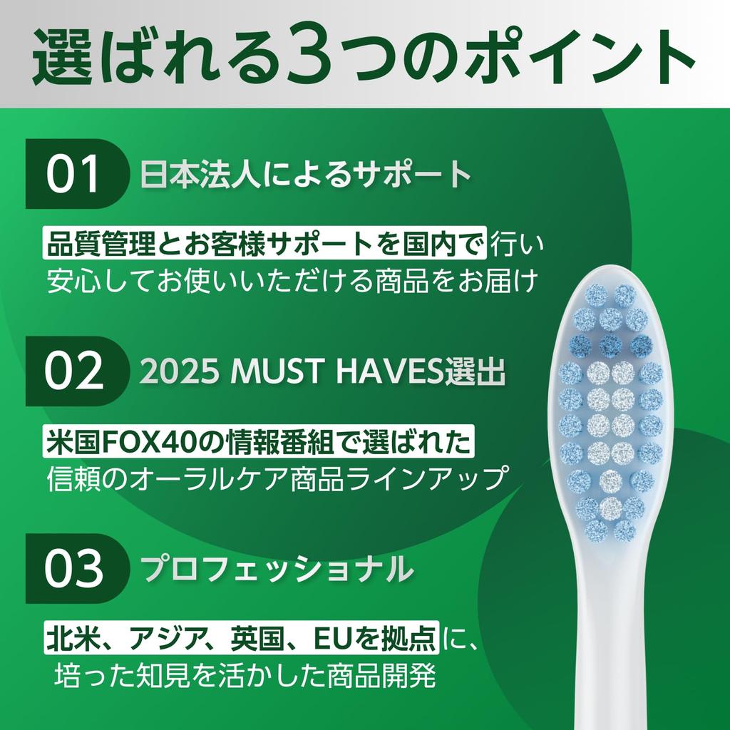 Now Available At Dental Clinics In Brushmo Compatible Brushes for Philips Sonicare Electric Standard Pack of 8 Tokyo Toothbrushes, Sensitive, Size,
