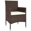VidaXL Salon de Jardin 5 pcs Mobilier de Patio Ensemble de Meubles de Terrasse Moblilier de Jardin Meubles d'Extérieur 3058471