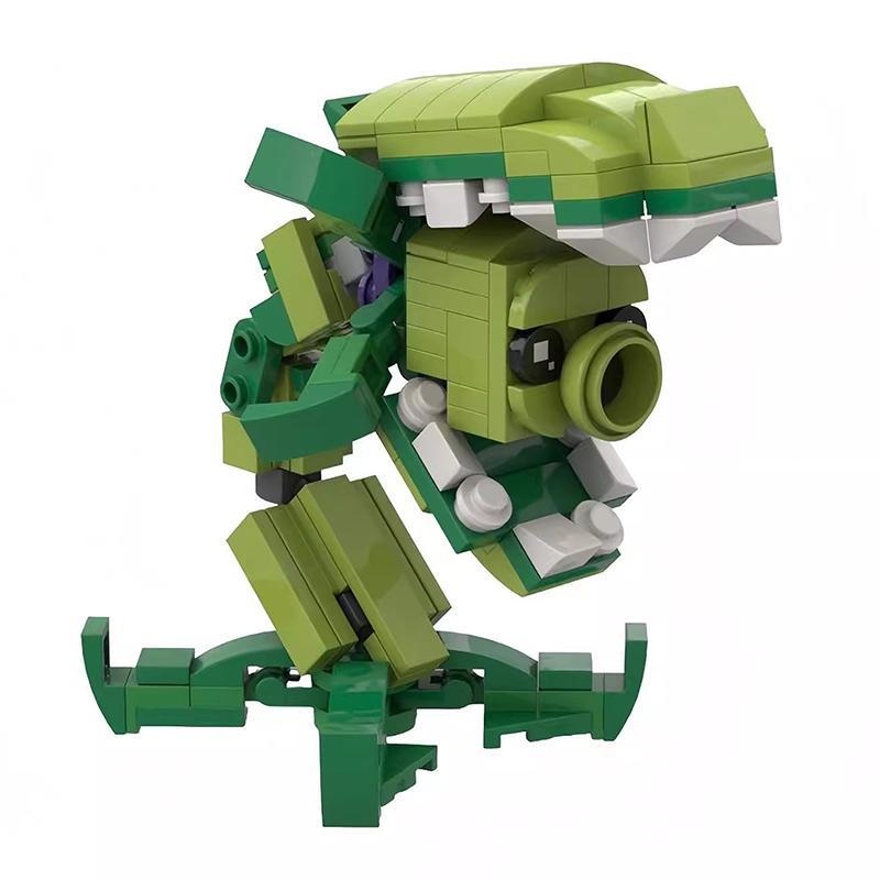 Bricklink MOC Ideen PVZ Spiel Pflanzen und Zombies Kampf Actionfiguren Sets Erbsenschützen Bausteine Kinderspielzeug Halloween Geschenk