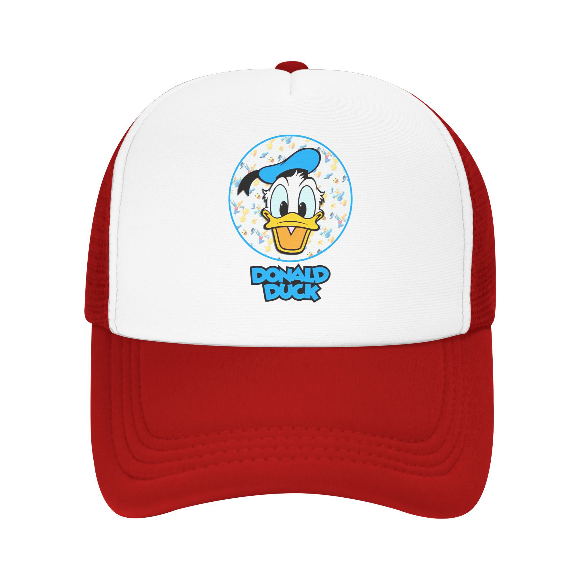 

Кепка-Snapback с Дональдом Даком для Мужчин Женщин Охлаждающая Дышащая Сетчатая Боковая Солнцезащитная Кепка Регулируемая Посадка Для Повседневной Носки One Size