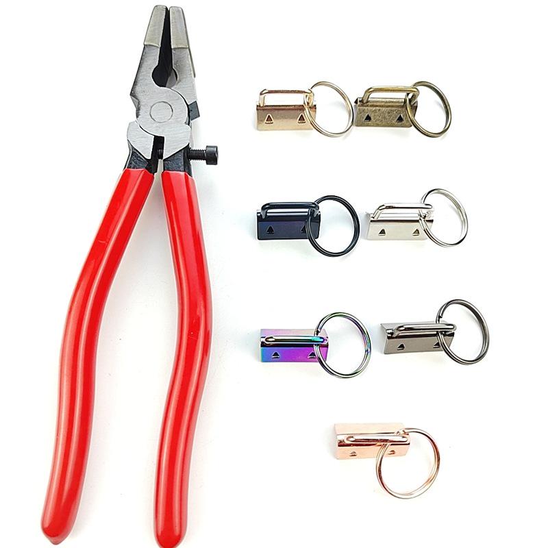 25mm 7-Color Metal Tail Clip Key Webbing Bag Clip Jewelry DIY Hardware Accessories