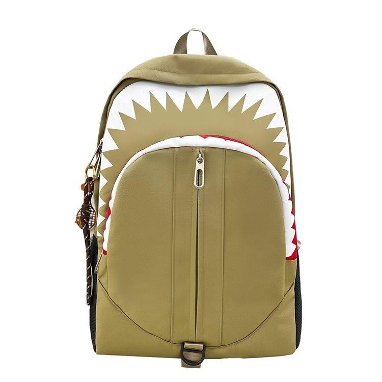 Schoolbag College Style Cute Large Capacity School Bag Female Casual Versatile Backpack Junior High School Girl High School Student Shark Backpack