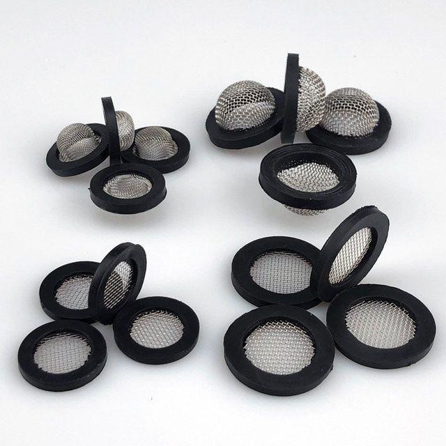 Adjustable Filter Screen Shower Head with Silicone Gasket & Stainless Steel Mesh