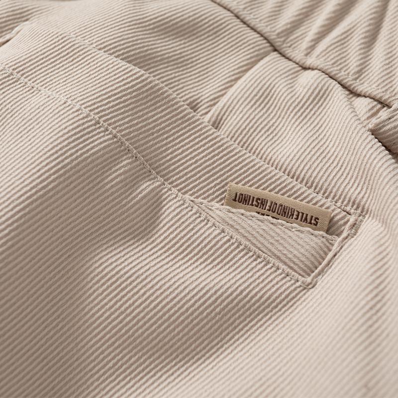 Summer Cargo Shorts Men Vintage Clothes Elastic Waist Casual Shorts