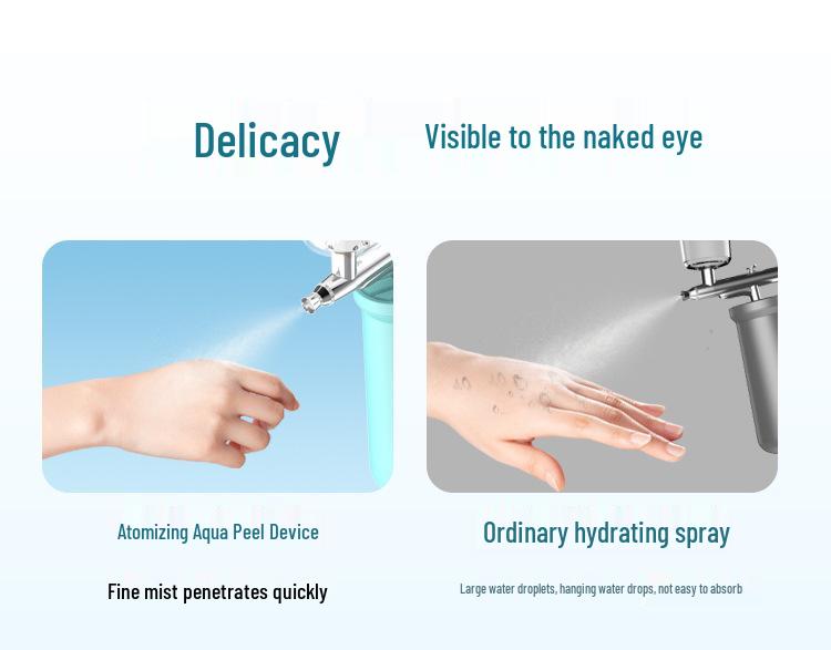 Portable Nano Spray Oxygen Injector for Facial Hydration - High-Pressure Handheld Moisturizing Spray Gun for Salon & Home Use