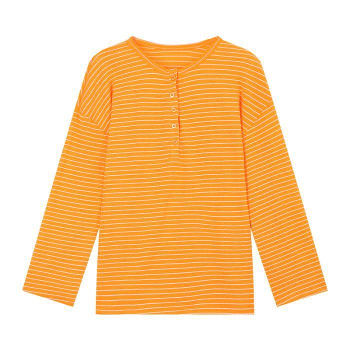 Korean Thin Striped Long-sleeved T-shirt Women's Summer Sunscreen Blouse Design Niche Loose Lazy Style Top