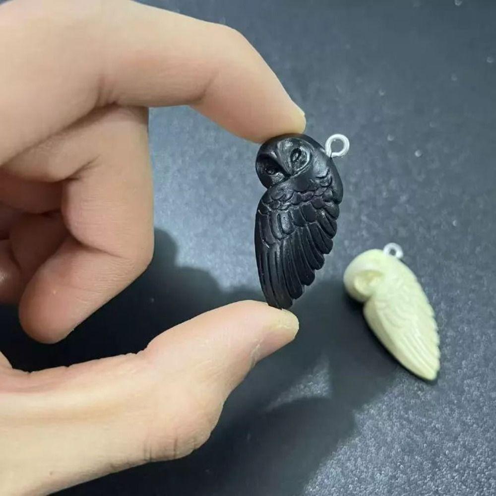 Deer Pendant Wooden Owl Pendant Necklace Lucky Matching Necklace New Couple Necklace