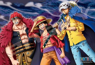 ENSKY One Piece and Kid 26 X 38 Cm Jigsaw 300 Luffy, Law, Puzzle, Pieces, 300-1774