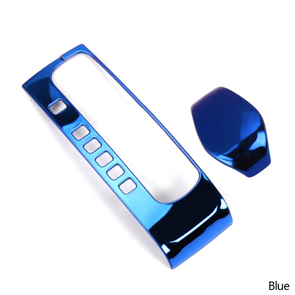 2PCS Car Shift Gear Panel Trim Automatic Transmission Shift Box Cover for Honda Civic 10Th Gen 2020 2019 2018 2017 2016 LHD