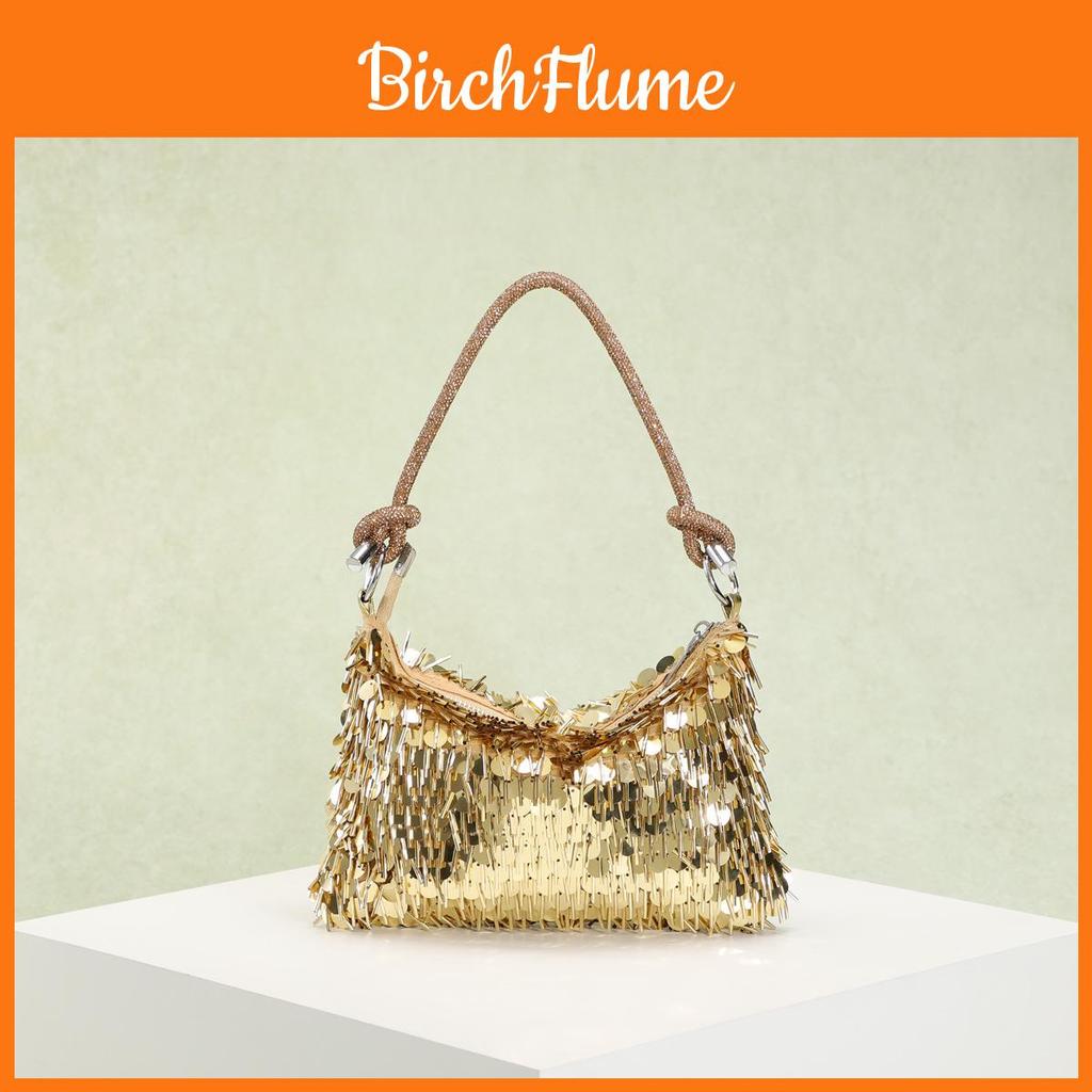 Pvc Silver Clutch Bag With Sequin Design For Evening Parties
