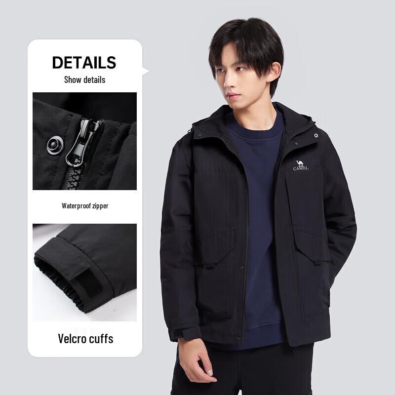 CAMEL Unisex Outdoor Windproof & Water-Resistant Jacket