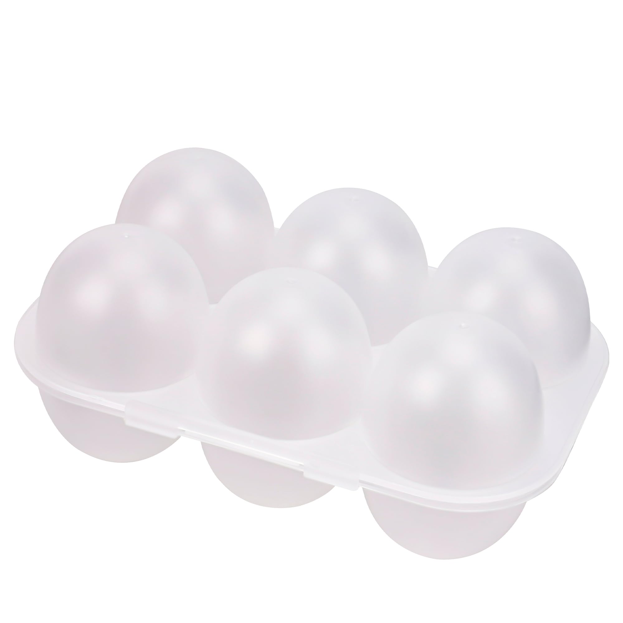 

JANKOW Контейнер для яиц на 6 ячеек, Портативный пластиковый кейс для яиц, Ударопрочный и надежный ящик для хранения яиц для кемпинга и домашнего использования