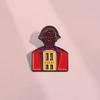 Unique Cartoon Character Metal Brooch With Colorful Enamel Finish For Fashion Accessories