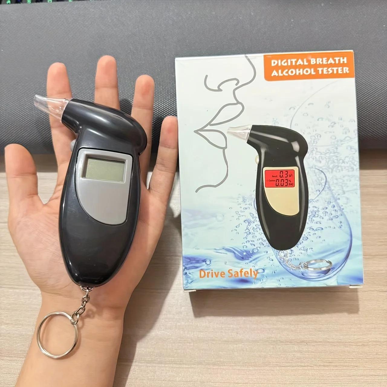 

Portable Breathalyzer Car Alcohol Tester Universal Beak-Style High-Precision Sensor LED Display чорний