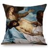 Van Dyck Renaissance Baroque Famous Oil Painting Royal Court Lady Wall Art Sofa Pillow Case Mourning Christ Linen Cushion Cover