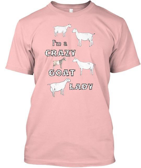 Crazy Goat Lady T-Shirt Made in the USA Size S to 5XL XXL
