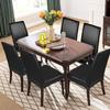 1Pc Imitation Leather Dining Chair Cover Waterproof Chair Slipcovers For El Dining Room Office Banquet House Home Decor
