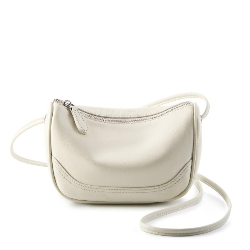 Leather women's simple first-layer cowhide bag, new high-end fashion mother bag, single shoulder crossbody mini small