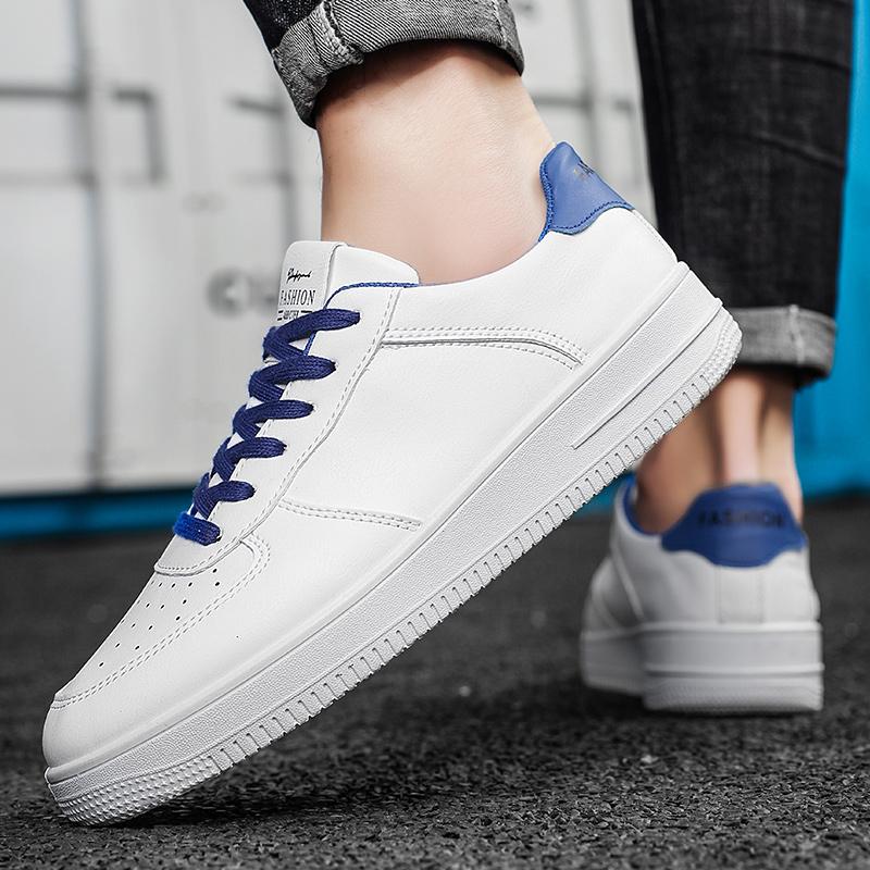 Men's Oversized Breathable Fashionable Retro Board Shoes Sports and Casual Shoes Thick Soled White Shoes