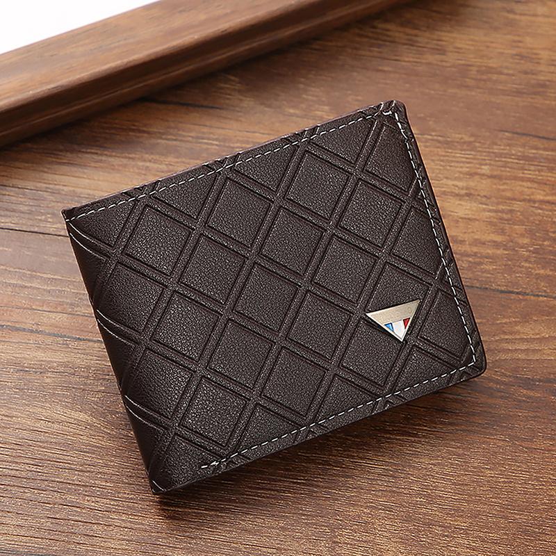 Business Men'S Wallets Pu Leather Soft Multifunctional Coin Pocket Id Credit Cards Holder Male Money Coin Photos Short Purses