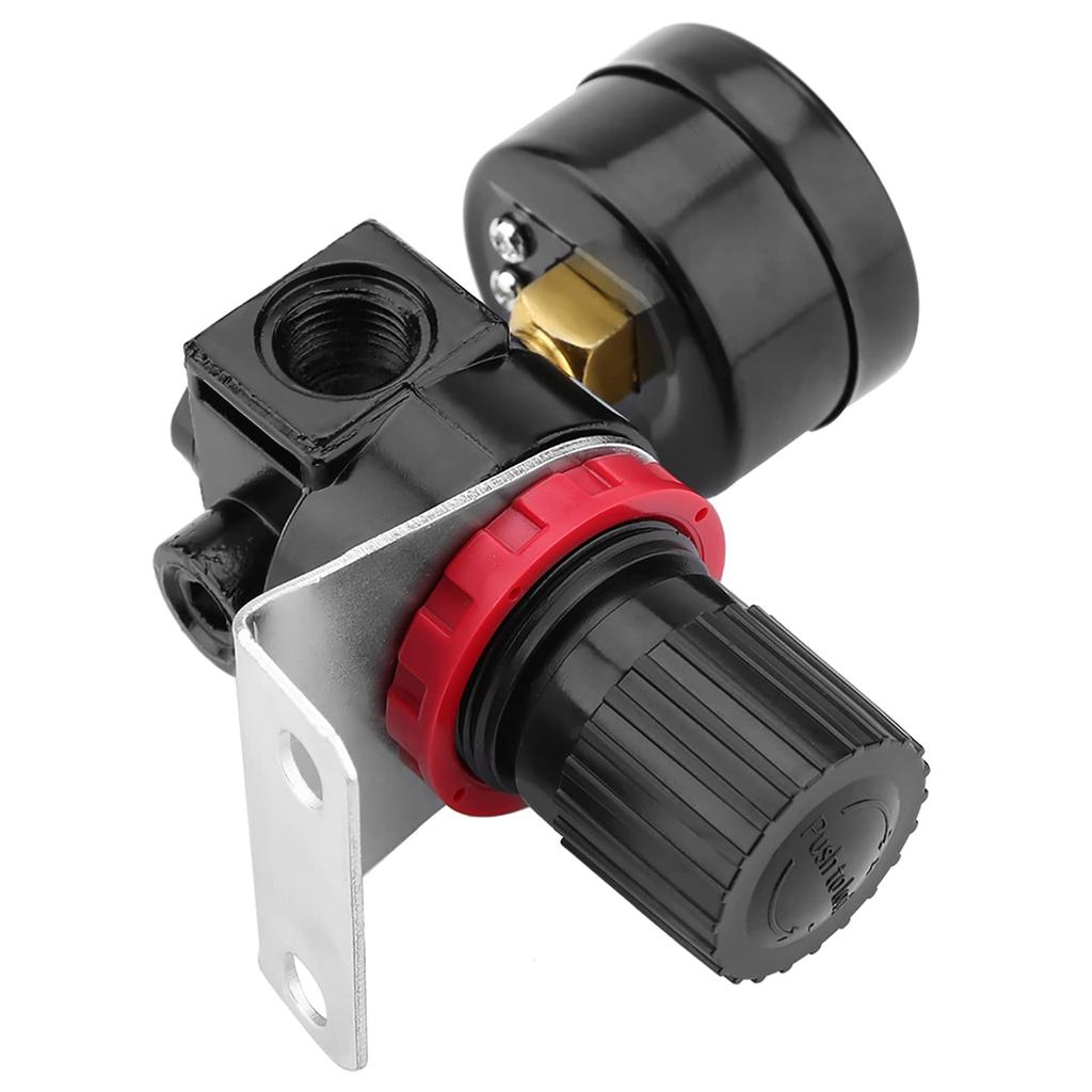 Pressure Regulator Valve, AR2000 G1/4 Air Control Compressor Pressure Gauge Relief Regulator Valve, Air Tool Protection, Stable Pressure Regulation