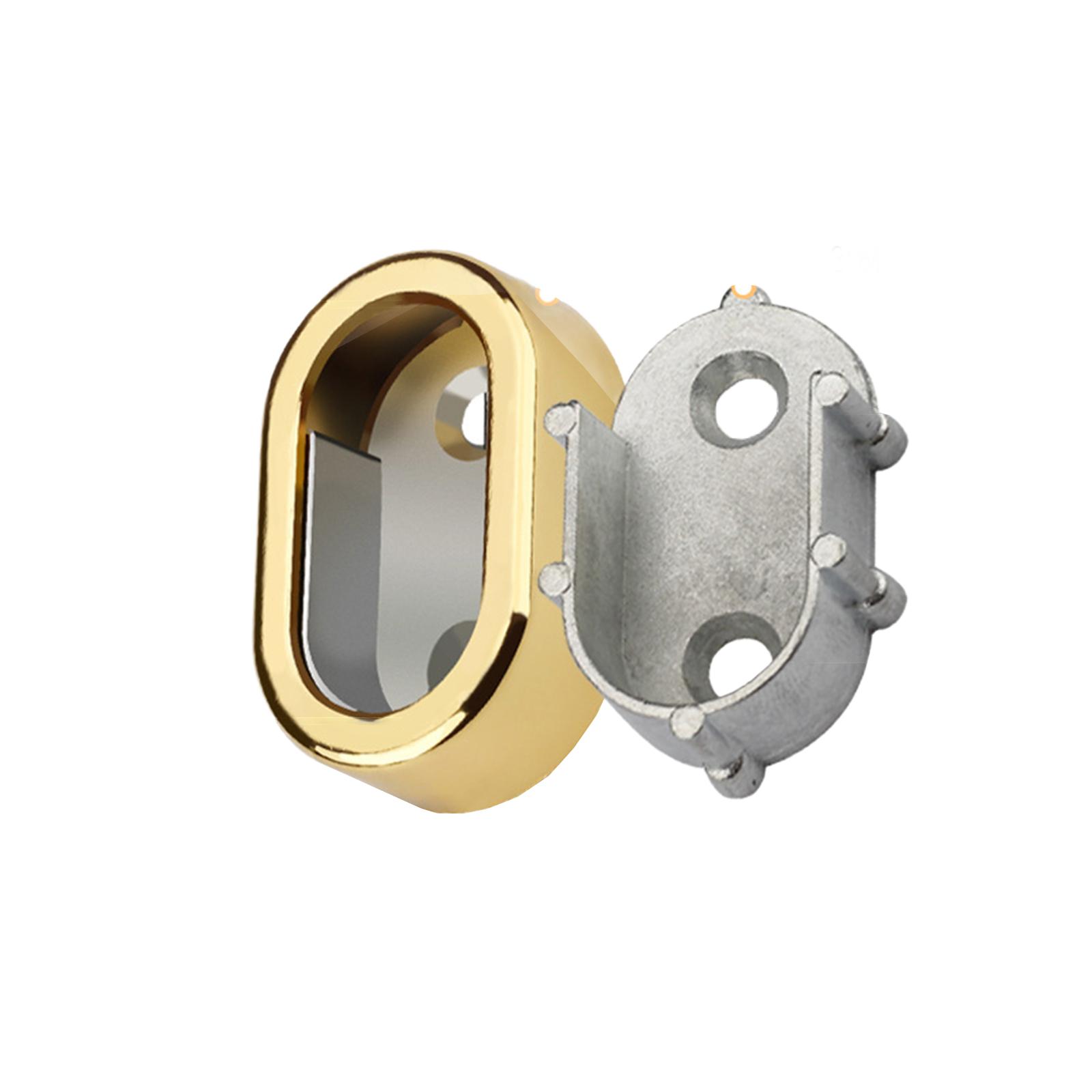 Держатель Кронштейны для шкафа Торцевые опоры для штанги шкафа Фланцевая опора для штанги Фурнитура Аксессуары Для дома Улучшение дома Практичный