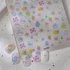Cartoon Ocean Beach Nail Art Stickers Shell Starfish Conch Clams Starfish Summer Manicure Decals Beach Theme Nail Charm