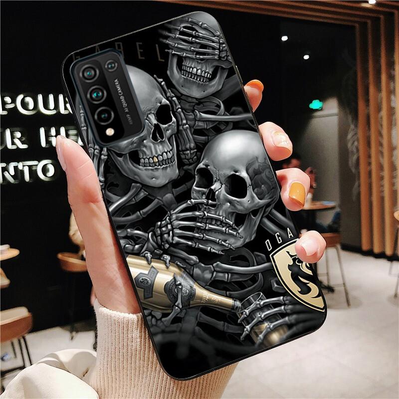 

Чохол для телефону Skull Bones для Huawei Honor 50 10X Lite 20 7A 7C 8X 9X Pro 9A 8A 8S 9S 10i 20S 20lite 7X 10 lite Honor 20S RU