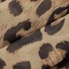 Leopard Print Silk Dress Women Sexy Deep -Neck Backless Beach Dresses Summer Sleeveless Chiffon Holiday Party Dress