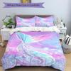 Mermaid Tail Fantasy Art Print 3Pcs Bedding Setduvet Cover With 2 Bedropillowcase Home Birthday Gift