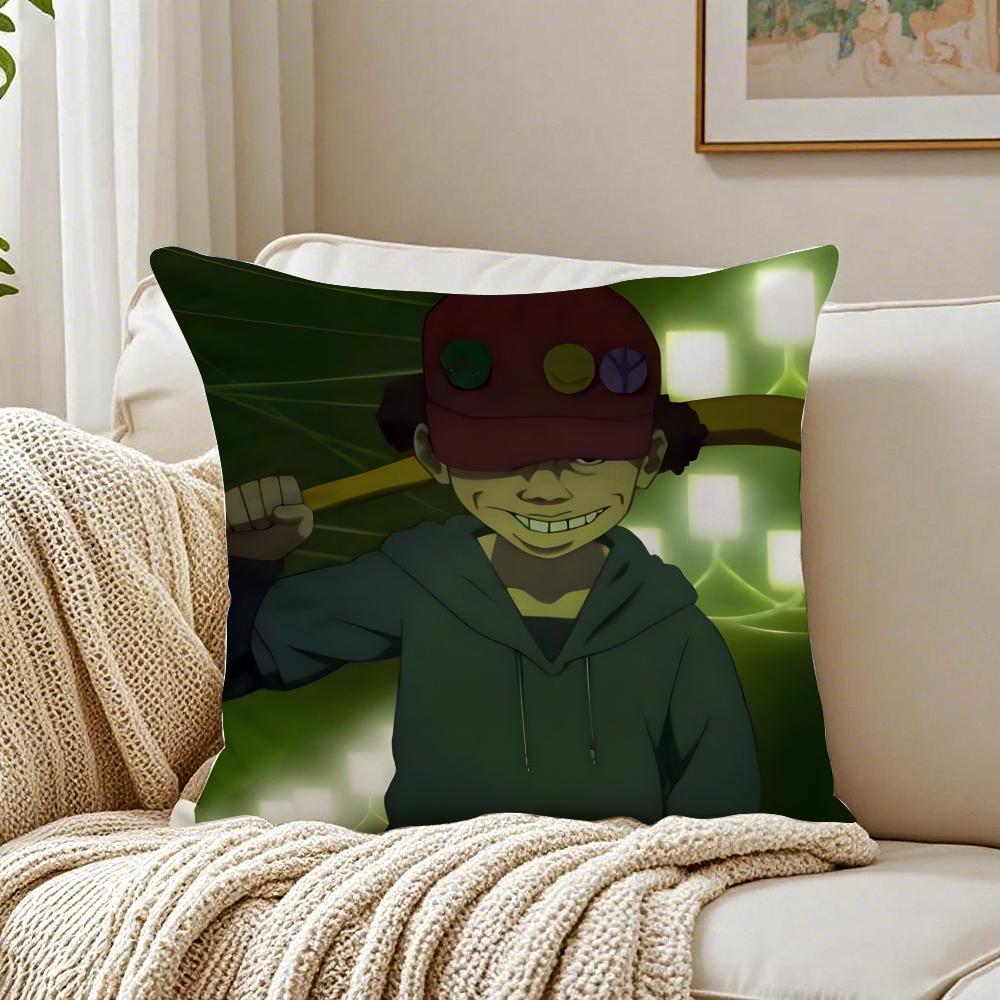 Dark Anime PParanoia Agent Cushion Cover Linen Pillowcase Soft  for Sofa Bed Home Room Decor