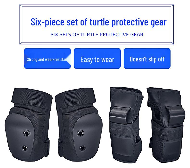 Adult Turtle Sports Safety Gear: Ski, Skate & Scooter Knee/Elbow Pads.
