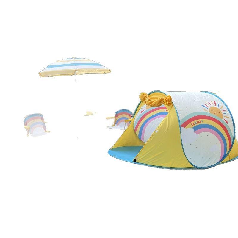 Children's Quick Open Play Tent Indoor Outdoor Camping UV Protection Foldable Tienda De Juego Breathable Safe Sturdy