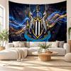 Newcastle United Fußball Wandteppich, Weiches Stoff Wandbehang, Dekorative Kulisse Für Schlafzimmer Haus Wandkunst