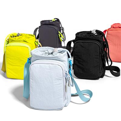Sport Men's Crossbody Bag Lightweight Travel Water-Repellent Women's Shoulder Drawstring Water Kettle Bag