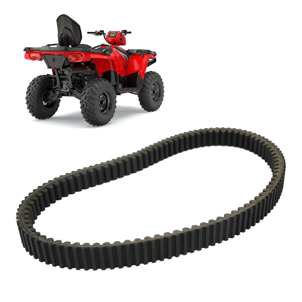Pasek napędowy, ATV UTV Wytrzymały pasek napędowy Gumowy Czarny 3211113 Zamiennik dla Polaris Sportsman RZR Ranger 850 800 570 550 500 450