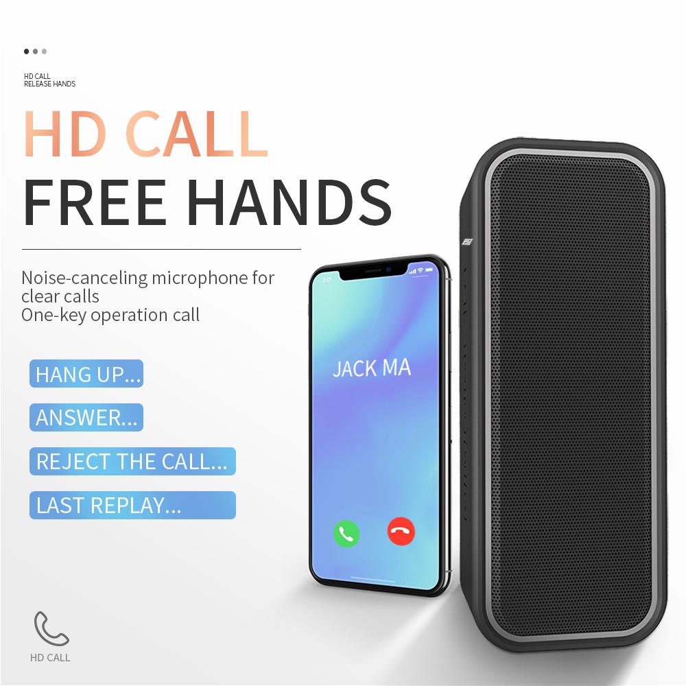 

CYBORIS T8Pro 40W Bluetooth-compatible Speaker Wireless Waterproof 3D Bass Sound Subwoofer for Camping, Beach Type A