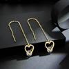 Simple Temperament Light Luxury Anti-lost Earrings Women's Fashion High Sense Tassel Versatile Super Fairy Personalized Earrings