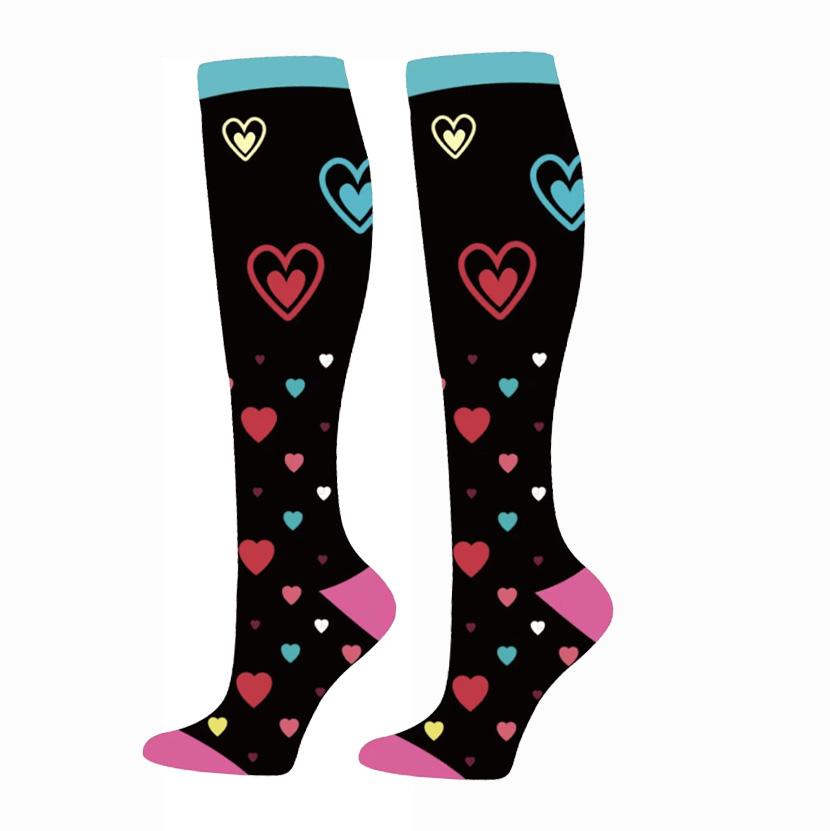 Pánské Dámské Ponožky Kompresní Ponožky Elastické Sportovní Krásné Nohy Sestra Punčochy Běh Lezení Cyklistika Let Cvičení