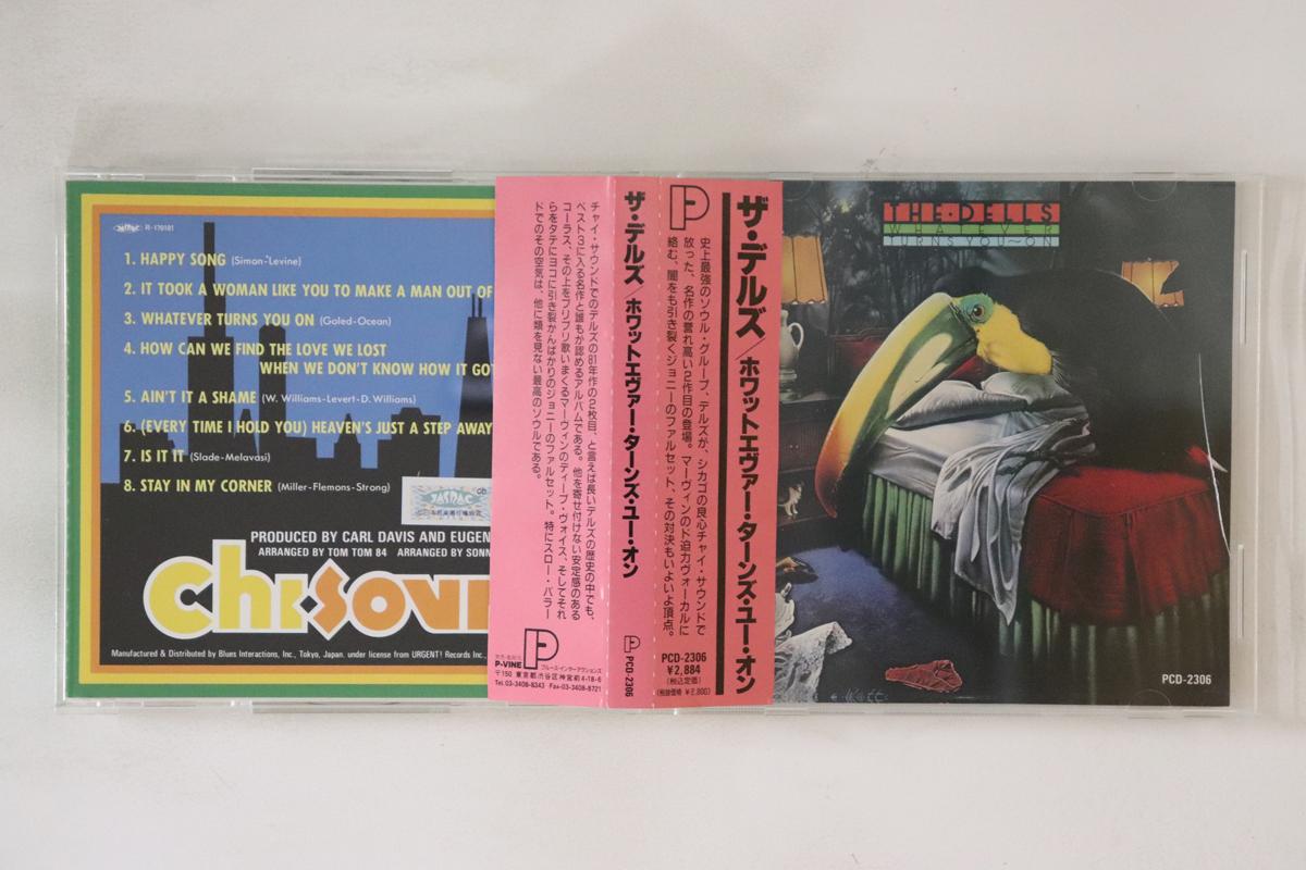 

CD DELLS - Whatever Turns You On PCD2306 P-VINE 1991 Japan Obi Soul/Funk