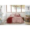 Reversible Duvet Cover "Vickie" Yarn-dyed All Sizes "Cotton Gauze" - 140x200 - Terracotta