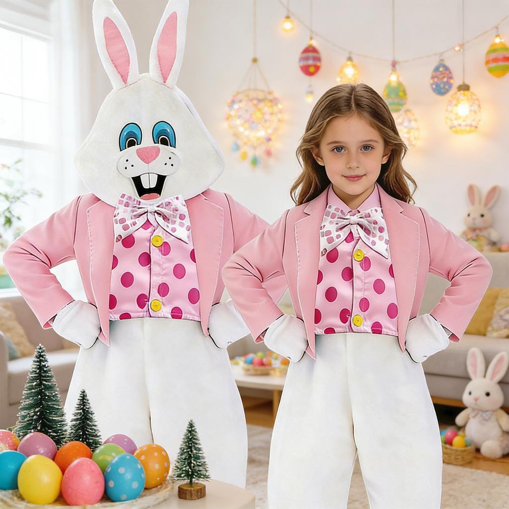 Easter Children's Performance Costume Bunny Outfit, Holiday Party Stage Performance Costume