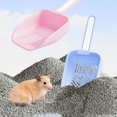 Hamster Bathtub Shovel 1PC Bathing Sand Scoop For Small Pet Cage Cleaning Accessories Excrement Remover Tool