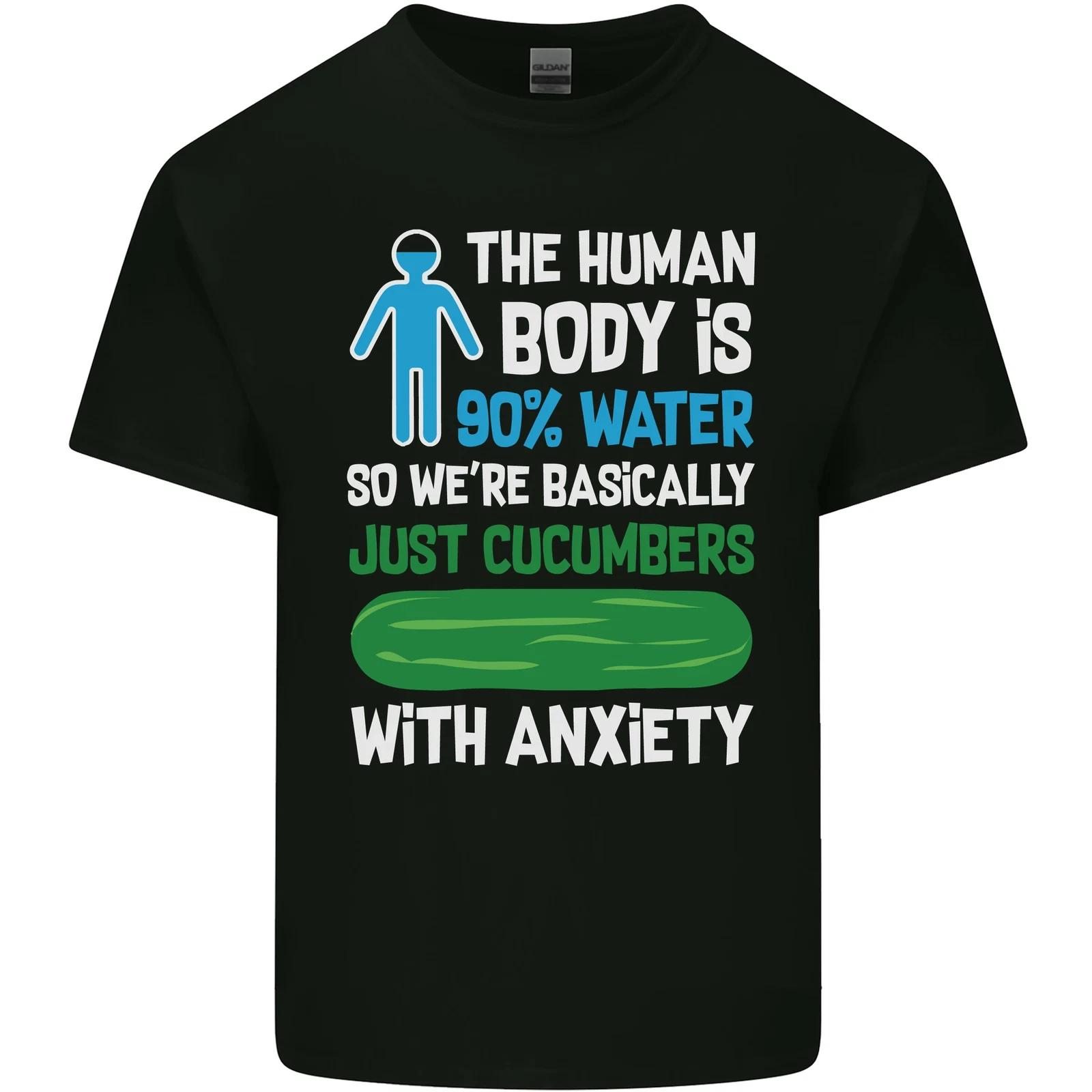 

Were Basically Cucumbers With Anxiety Kids T-Shirt Childrens S