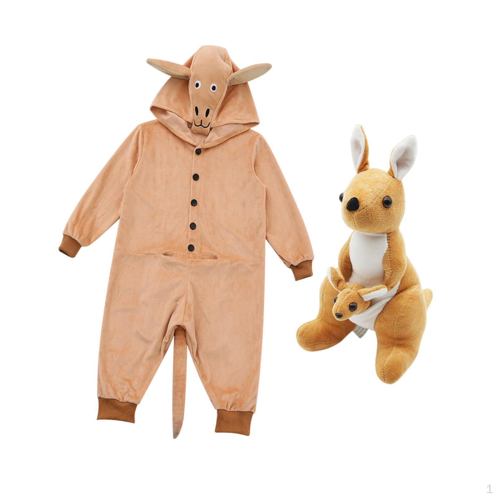 

Adorable Children s Jumpsuit with Hood And Toy for Role Play at Carnival S