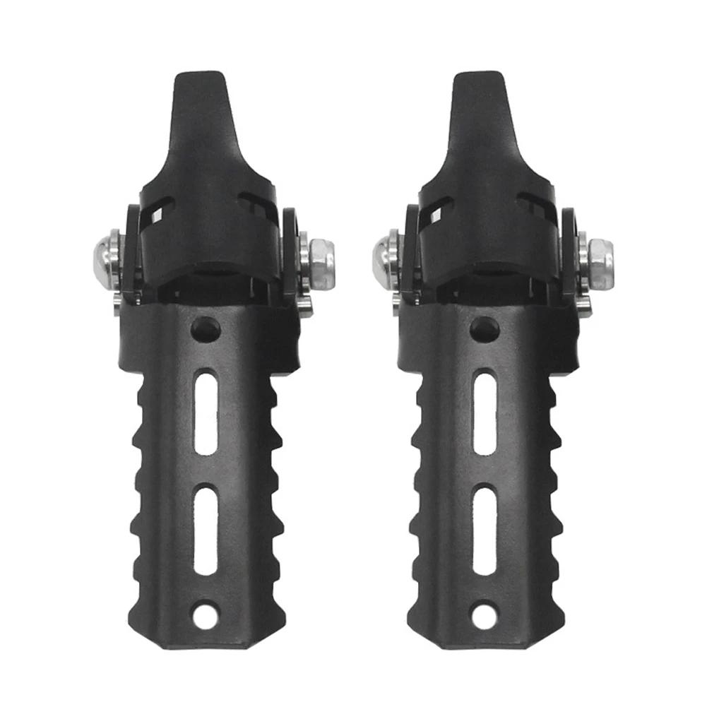 2Pcs Motorcycle Front Foot Pegs Foot Rests Folding Footrests Clamps for BMW R1200GS LC R1250GS R1200 1250 GS KTM HONDA NC750X