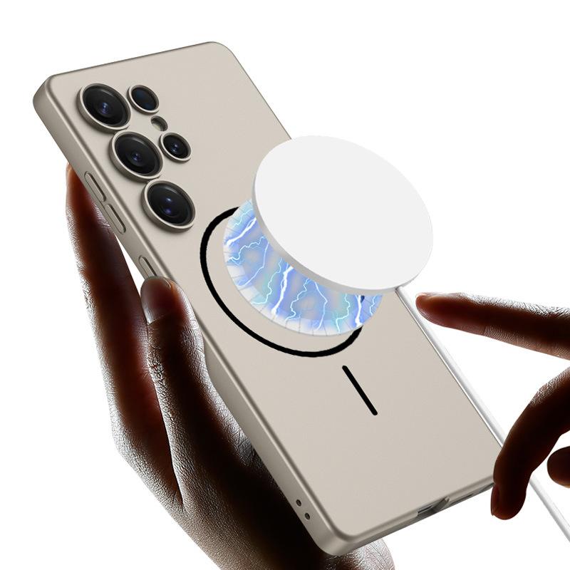 Samsung S25 Ultra Thin Powerful Built In Magnetic Phone Case Wireless Charging Fashion Men's and Women's Protection Case