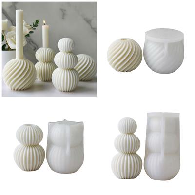 Geometrik Origami Küre Mum Kalıbı Taşınabilir Kendin Yap Origami Küre Balmumu Kalıbı Sanatseverler ve Aromatik Mum Yapımı İçin